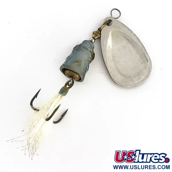 Blue Fox Vibrax Shallow, нікель/голубое радужное срібло, 8 г, блешня оберталка (вертушка) #8345