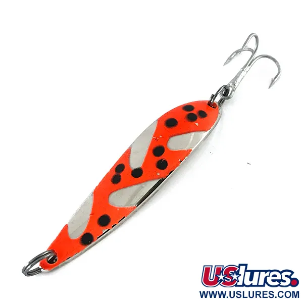 Acme Fiord Spoon, нікель/червоний/чорний, 11 г, блесна коливалка (колебалка) #8363