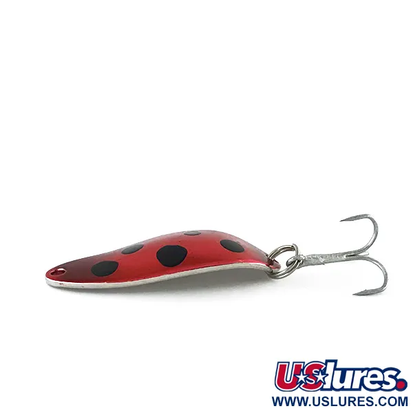 Seneca Little Cleo (Hula Girl), червоний/чорний/нікель, 10 г, блесна коливалка (колебалка) #8364