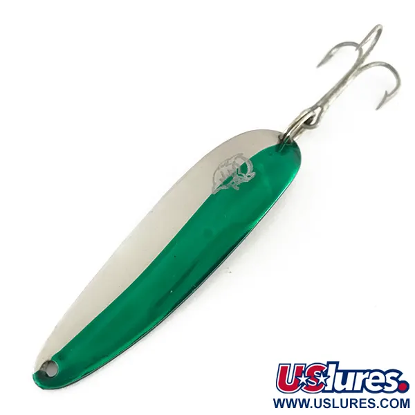 Eppinger Dardevle Cop-E-Cat 7400, нікель/зелений, 14 г, блесна коливалка (колебалка) #8392