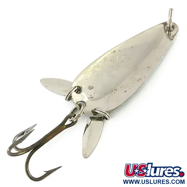 Marathon Bait Company Marathon з пелюстками, нікель/синій, 12 г, блесна коливалка (колебалка) #8394