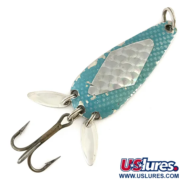 Marathon Bait Company Marathon з пелюстками, нікель/синій, 12 г, блесна коливалка (колебалка) #8394