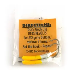 Doc's Goofy Jig джиги для зимової ловлі UV (світиться в ультрафіолеті)