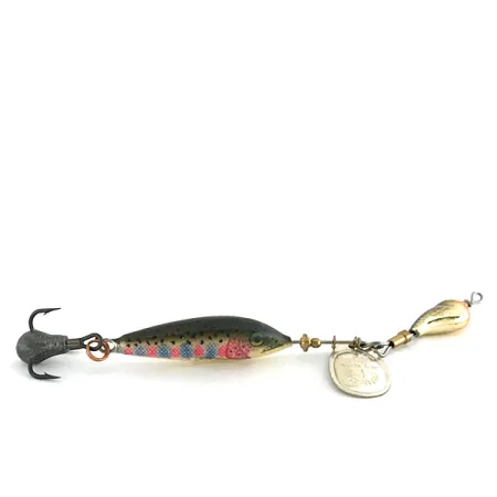Blue Fox Vibrax Minnow Spin 1 Chaser, срібло/форель, 12 г, блешня оберталка (вертушка) #8398