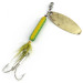  Luhr Jensen Bang Tail, золото/жовтий/зелений, 17 г, блешня оберталка (вертушка) #8411