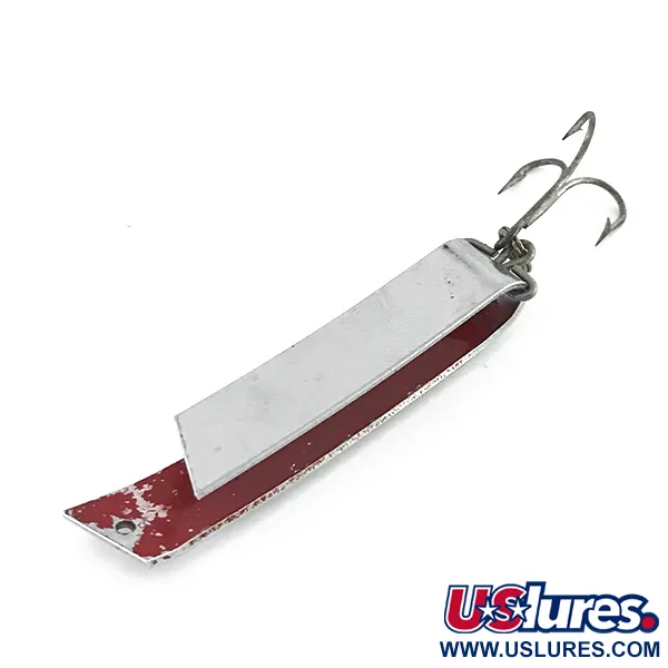 Luhr Jensen Super-Duper 509, нікель/червоний, 11 г, блесна коливалка (колебалка) #8413