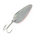 Worth Chippewa Steel Spoon, червоний/білий/нікель, 10 г, блесна коливалка (колебалка) #8414