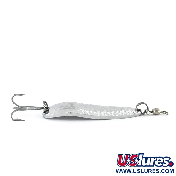 Luhr Jensen Krocodile DIE #4, карбований нікель, 19 г, блесна коливалка (колебалка) #8426