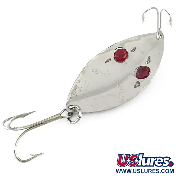 Eppinger Red Eye Wiggler, нікель/червоний, 25 г, блесна коливалка (колебалка) #8431