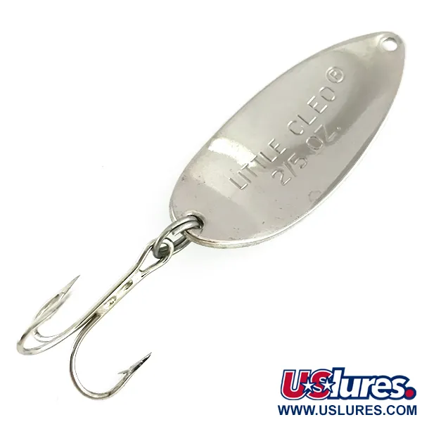 Acme Little Cleo (світиться в темряві), білий/зелений/нікель, 11 г, блесна коливалка (колебалка) #8435