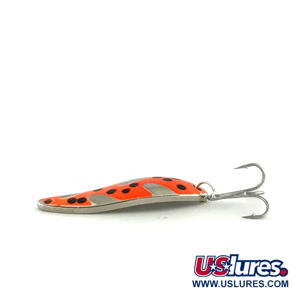 Acme Fiord Spoon UV (світиться в ультрафіолеті), червоний/чорний/нікель, 7 г, блесна коливалка (колебалка) #8436