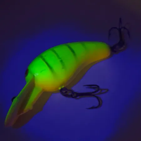 Norman Deep Tiny N UV (світиться в ультрафіолеті), Yellow Tiger, 4 г, воблер #8444