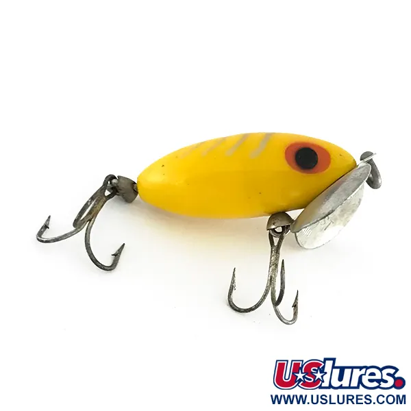  Fred Arbogast Jitterbug, жовтий, 7 г, воблер #8477