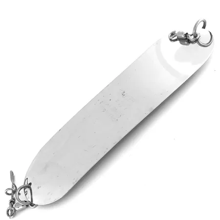 Luhr Jensen Dodger, нікель/зелений, 40 г, блесна коливалка (колебалка) #8491