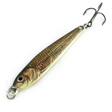 Cabela's Real Image Jig-N-Spoon, Gold Shiner, 28 г, блесна коливалка (колебалка) #8496