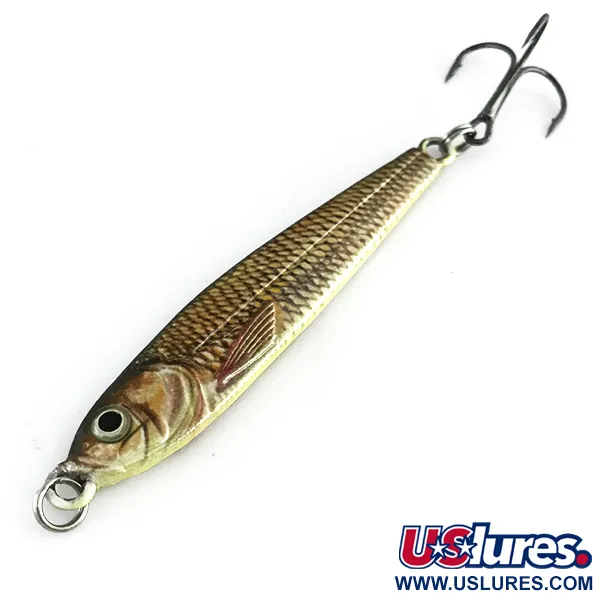  Cabela's Real Image Jig-N-Spoon, Gold Shiner, 28 г, блесна коливалка (колебалка) #8496