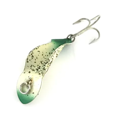 Buck Perry Spoonplug, білий/зелений, 5 г, блесна коливалка (колебалка) #8500