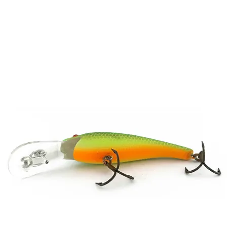 Cotton Cordell Deep Diver UV (світиться в ультрафіолеті), зелений/жовтий/помаранчевий, 7 г, воблер #8505