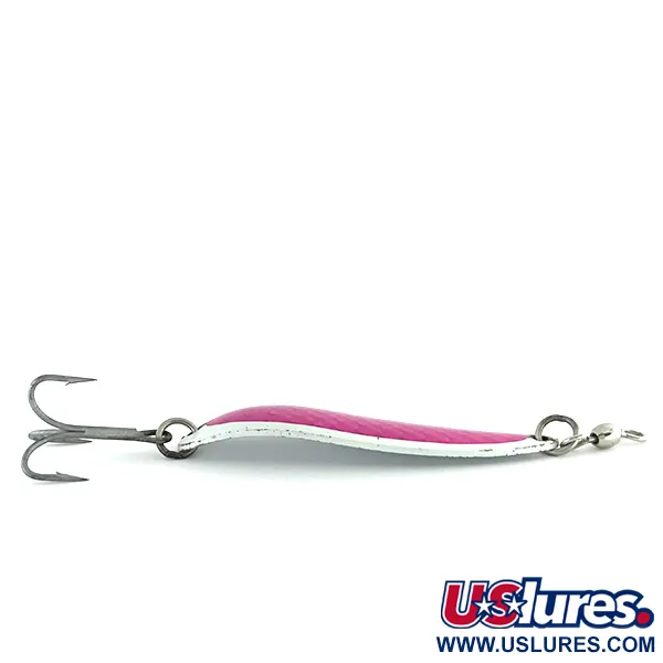 Luhr Jensen Krocodile DIE #5, білий/малиновий, 25 г, блесна коливалка (колебалка) #8508