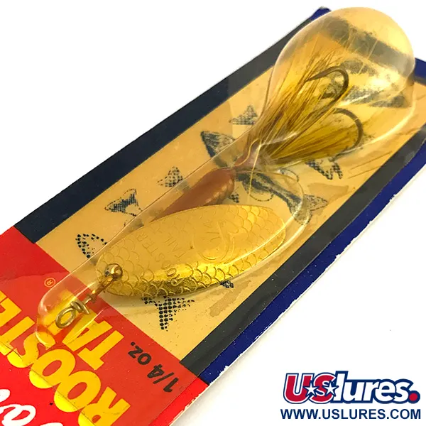 Yakima Bait Worden’s Original Rooster Tail, золото/коричневий, 7 г, блешня оберталка (вертушка) #8520