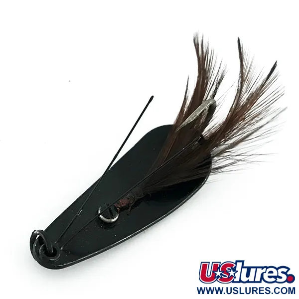 Weezel bait Rex Spoon, чорний, 12,5 г, блесна коливалка (колебалка) #8521