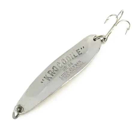 Luhr Jensen Krocodile DIE #4, нікель/золото, 14 г, блесна коливалка (колебалка) #8533