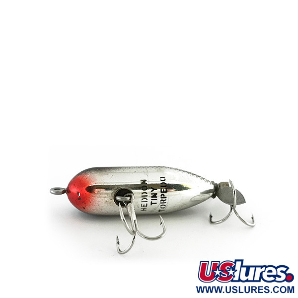  Heddon Tiny Torpedo, дзеркальне срібло/чорний, 7 г, воблер #8534