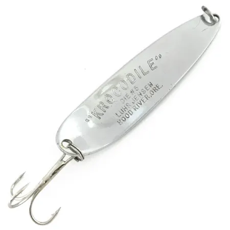 Luhr Jensen Krocodile DIE #5, нікель, 28 г, блесна коливалка (колебалка) #8576