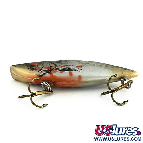  Bill Lewis Rat-L-Trap RT384, RT384 Chrome Black Bleeding Shad, 14 г, воблер #8588
