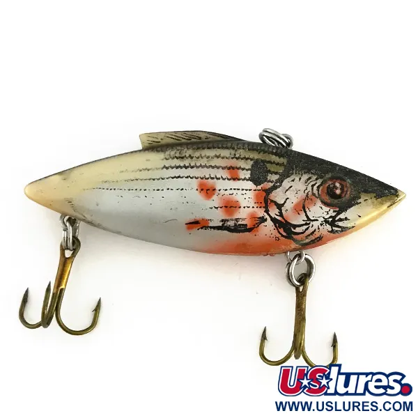  Bill Lewis Rat-L-Trap RT384, RT384 Chrome Black Bleeding Shad, 14 г, воблер #8588