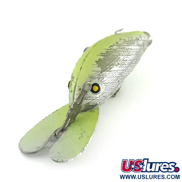 Bill Norman Quarterback Shallow, срібло/шартрез, 7 г, воблер #8591