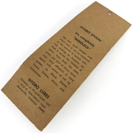 Hydro Lures Незачіпляйка Hydro Spoon, білий/зелений/червоний, 11 г, блесна коливалка (колебалка) #9258