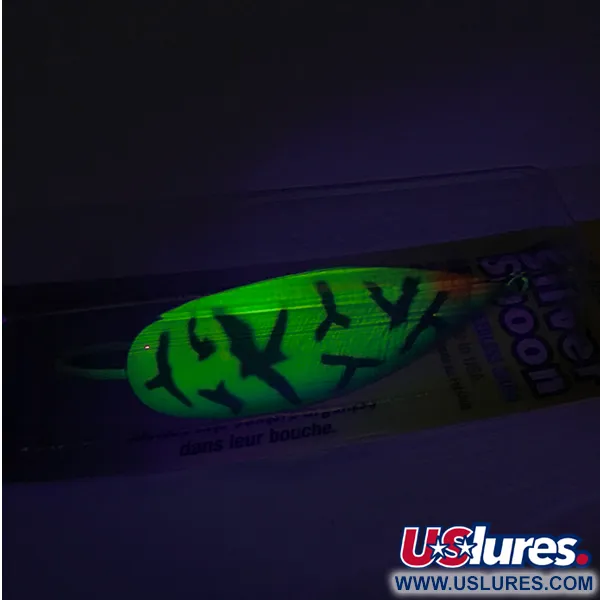 Luhr Jensen Незачіпляйка Silver Spoon UV (світиться в ультрафіолеті), Fire Tiger, 21 г, блесна коливалка (колебалка) #8597