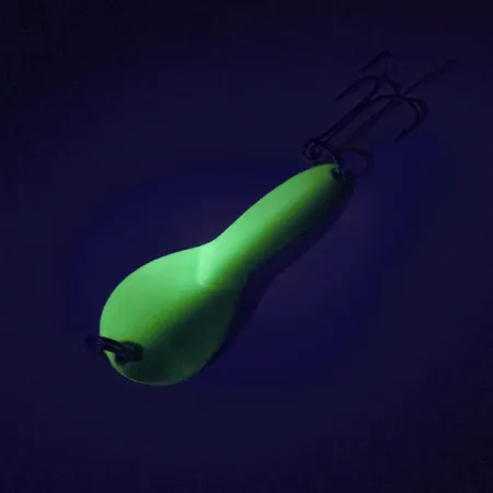 Acme Dazzler #2 UV (світиться в ультрафіолеті), жовтий/зелений/нікель, 7 г, блесна коливалка (колебалка) #8600