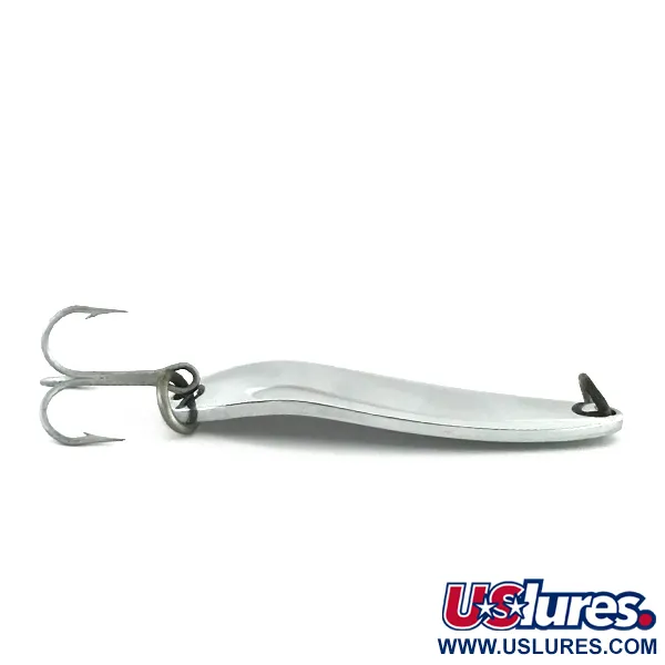 Luhr Jensen Krocodile DIE #4, нікель, 19 г, блесна коливалка (колебалка) #8604