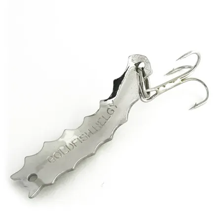 Al's gold fish Goldfish Helgy, нікель/червоні очі, 4,5 г, блесна коливалка (колебалка) #8621