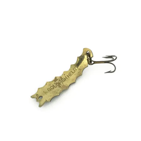 Al's gold fish Goldfish Helgy, чорний/червоні очі/золото, 4,5 г, блесна коливалка (колебалка) #8622