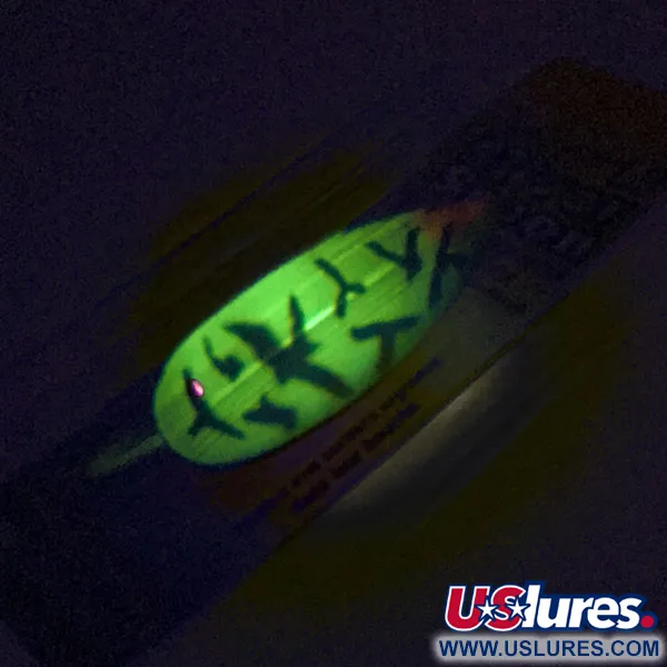 Luhr Jensen Незачіпляйка Silver Spoon UV (світиться в ультрафіолеті), Fire Tiger, 21 г, блесна коливалка (колебалка) #8624