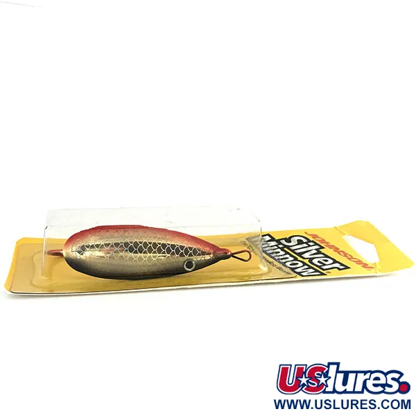  Незачіпляйка Johnson Silver Minnow, червоний/чорний/золото, 14 г, блесна коливалка (колебалка) #8625