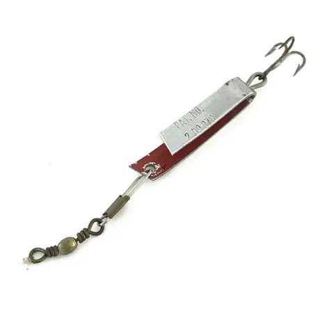 South Bend Super Duper 500, нікель/червоний, 1,4 г, блесна коливалка (колебалка) #8642