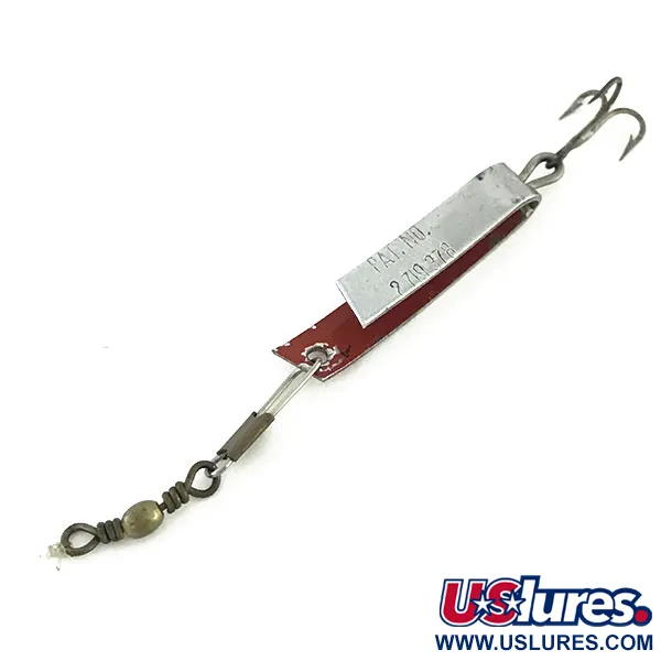 South Bend Super Duper 500, нікель/червоний, 1,4 г, блесна коливалка (колебалка) #8642