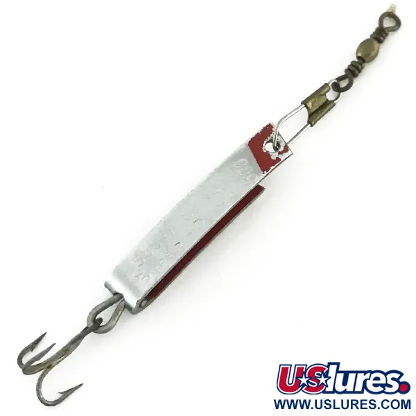 South Bend Super Duper 500, нікель/червоний, 1,4 г, блесна коливалка (колебалка) #8642