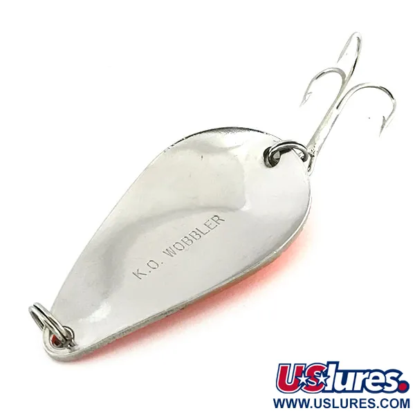 Acme K.O. Wobbler, нікель/помаранчевий, 21 г, блесна коливалка (колебалка) #8654