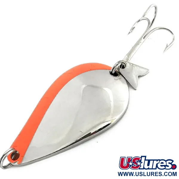 Acme K.O. Wobbler, нікель/помаранчевий, 21 г, блесна коливалка (колебалка) #8654