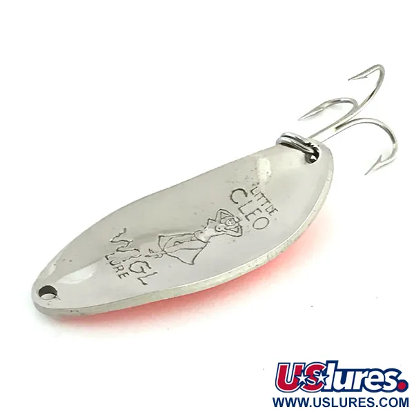 Seneca Little Cleo (Hula Girl, UV - світиться в ультрафіолеті), нікель/помаранчевий, 18 г, блесна коливалка (колебалка) #8659