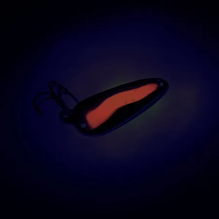 Luhr Jensen Hot Shot W UV (світиться в ультрафіолеті), нікель/рожевий, 4,5 г, блесна коливалка (колебалка) #8665