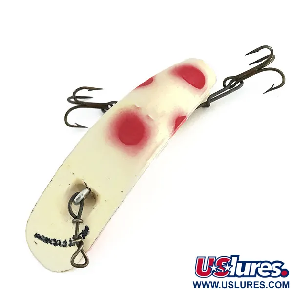 Yakima Bait FlatFish F6, білий/червоний, 3 г, воблер #8668