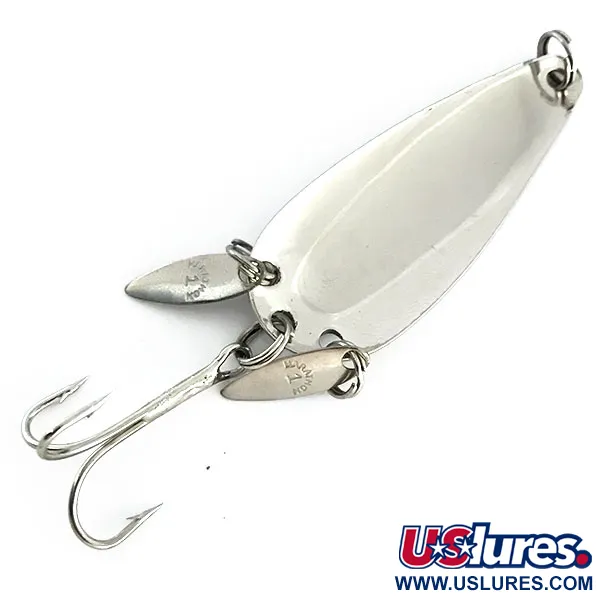  Marathon з пелюстками, нікель, 12 г, блесна коливалка (колебалка) #8681