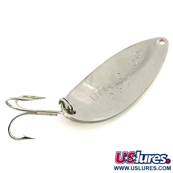  Acme Little Cleo (світиться в темряві), білий/помаранчевий/нікель, 11 г, блесна коливалка (колебалка) #8687