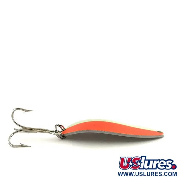  Acme Little Cleo (світиться в темряві), білий/помаранчевий/нікель, 11 г, блесна коливалка (колебалка) #8687